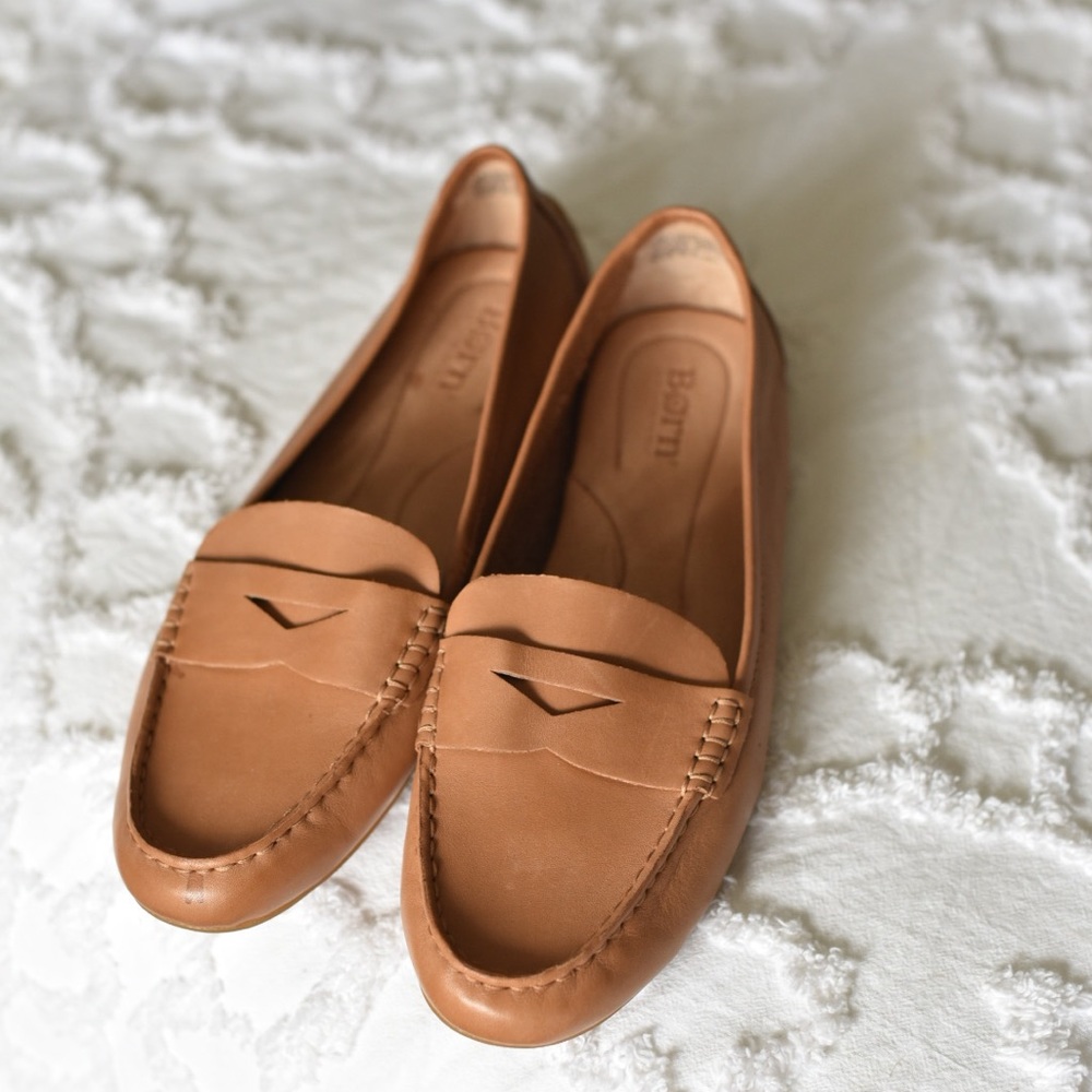 Born Malena leather driving loafer 9